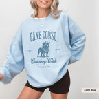 Cane Corso Cowboy Club Sweatshirt, Cane Corso Sweatshirt, Cane Corso Gift, Cane Corso mom, Cane Corso, Cane Corso