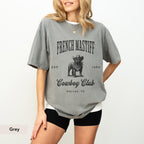 French Mastiff Cowboy Club Comfort Colors Shirt, French Mastiff Shirt, French Mastiff gifts, French Mastiff, French Mastiff mom, Dog Cowboy