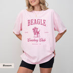 Beagle Cowboy Club Comfort colors Shirt, Beagle lover, Beagle gift, Dog Cowboy sweater, Beagle Shirt, Beagle mom gift, Beagle, Dog western