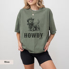 Howdy Westie Shirt, Westie, Westie Sweatshirt, Westie Gift, Westie Shirt, West Highland Terrier dog, Dog Cowboy, Westie lover gift