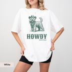Howdy Wheaten Terrier Comfort Colors Shirt, Wheaten Terrier, Wheaten Terrier gift, Wheaten mom, Dog mom, Wheaten Terrier dog, Dog western