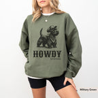 Howdy Scottish Terrier Sweatshirt, Scottish Terrier, Scottish Terrier gift, Scottish Terrier mom, Scottish Terrier sweater, Dog Cowboy