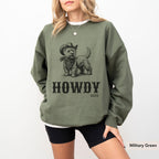 Howdy Westie Sweatshirt, Westie, Westie Sweatshirt, Westie Gift, Westie Shirt, West Highland Terrier dog, Dog Cowboy