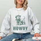 Howdy Westie Sweatshirt, Westie, Westie Sweatshirt, Westie Gift, Westie Shirt, West Highland Terrier dog, Dog Cowboy