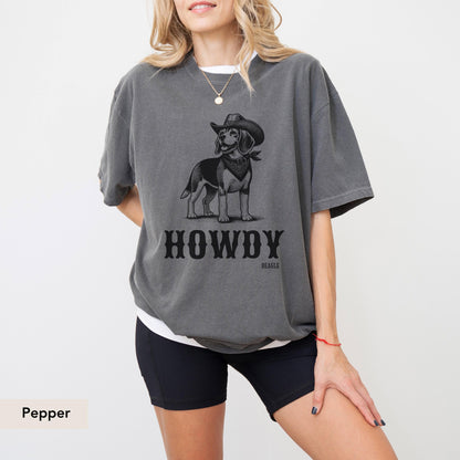 Howdy Beagle Shirt, Beagle shirt, Beagle gift, Dog Cowboy sweater, Beagle Sweatshirt, Beagle mom gift, Beagle, Dog western