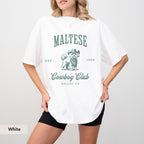 Maltese Cowboy Club shirt, Maltese, Maltese mom, Maltese gift, Maltese gifts, maltese dog shirt, maltese shirt, Maltese Dog