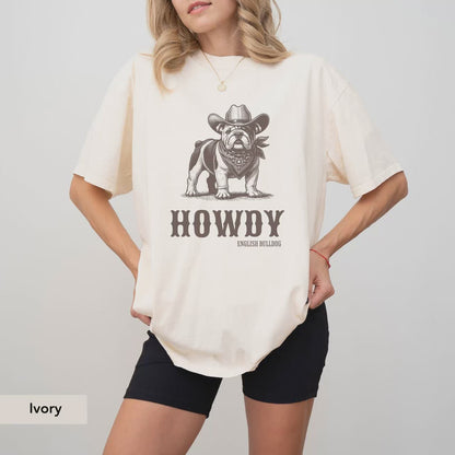 Howdy English Bulldog Shirt