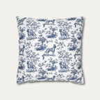 Belgian Malinois Blue French Toile Pillow