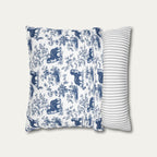 Bernese Mountain Blue French Toile Pillow