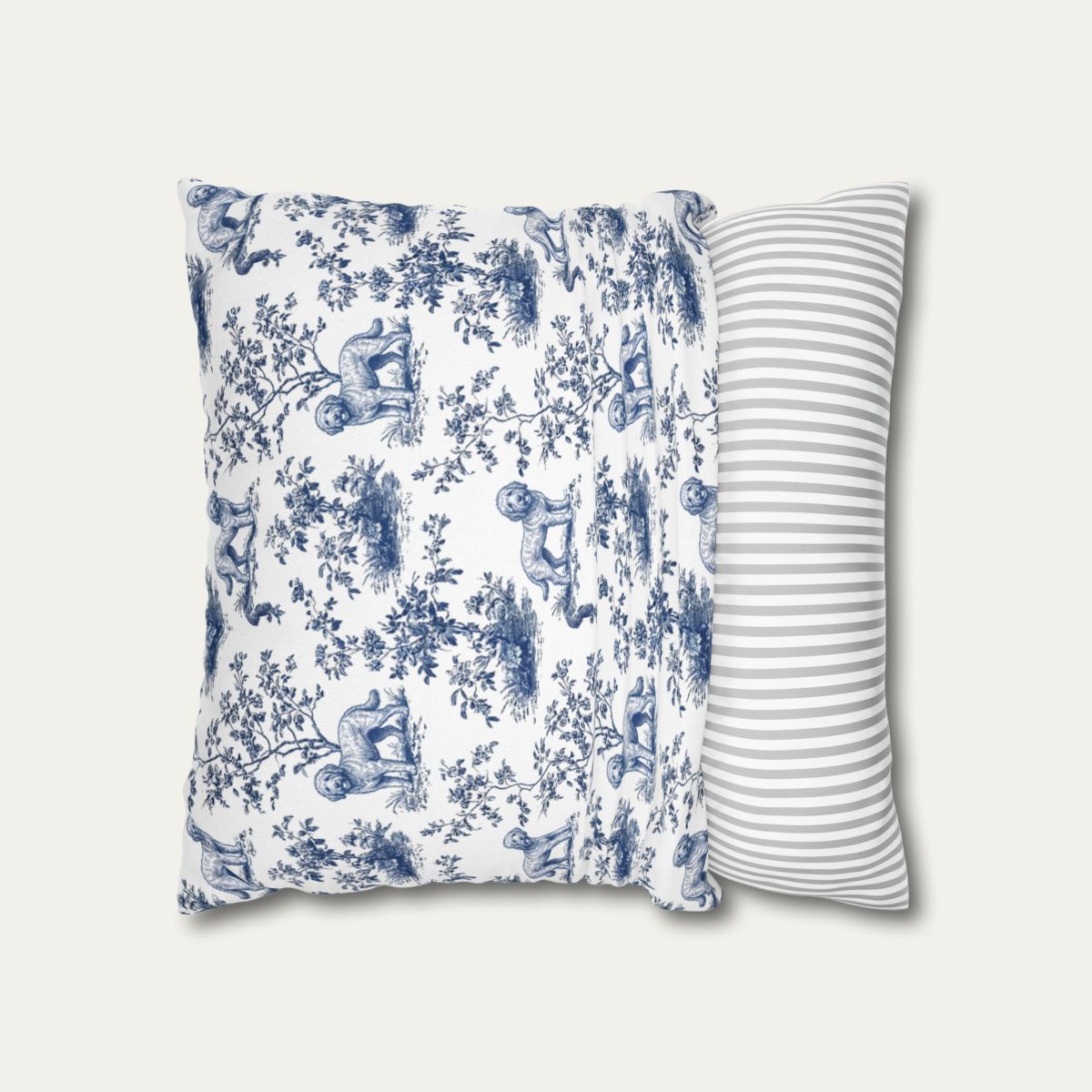 Goldendoolde Blue French Toile Pillow
