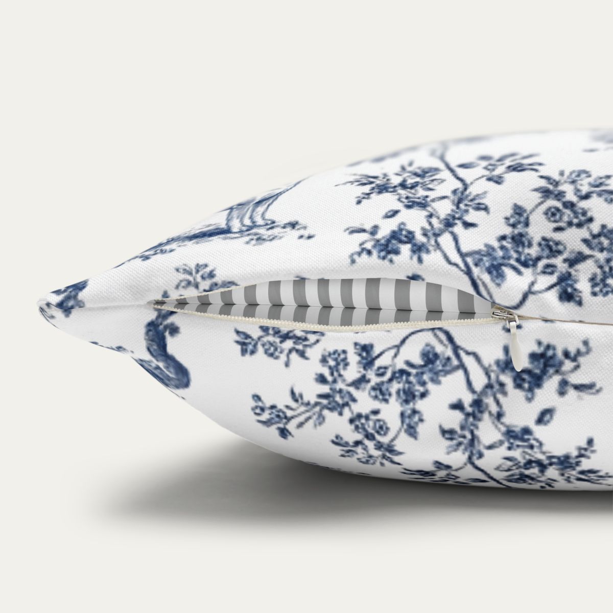 Shiba inu Blue French Toile Pillow