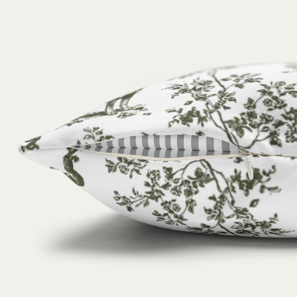 Rottweiler Sage Green French Toile Pillow