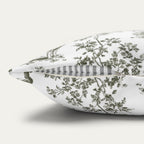 Akita Sage Green French Toile Pillow