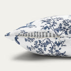 Labrador Retriever Blue French Toile Pillow