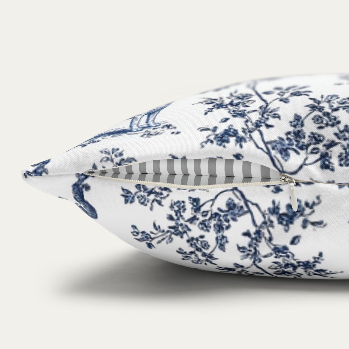 Labrador Retriever Blue French Toile Pillow