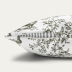 Dachshund Shorthaired Sage Green French Toile Pillow