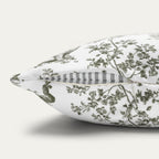 Maltese Sage Green French Toile Pillow
