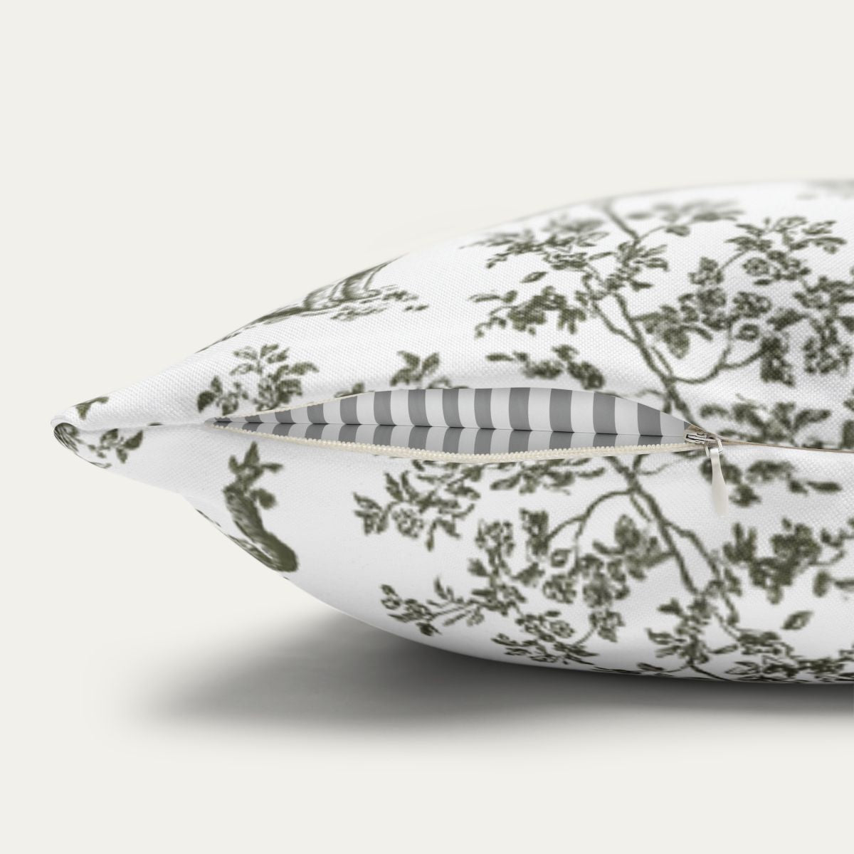 Goldendoodle Sage Green French Toile Pillow