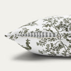Westie Sage Green French Toile Pillow