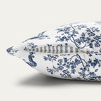 Greyhound Blue French Toile Pillow