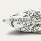 Bloodhound Sage Green French Toile Pillow