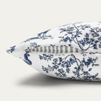 Rottweiler Blue French Toile Pillow