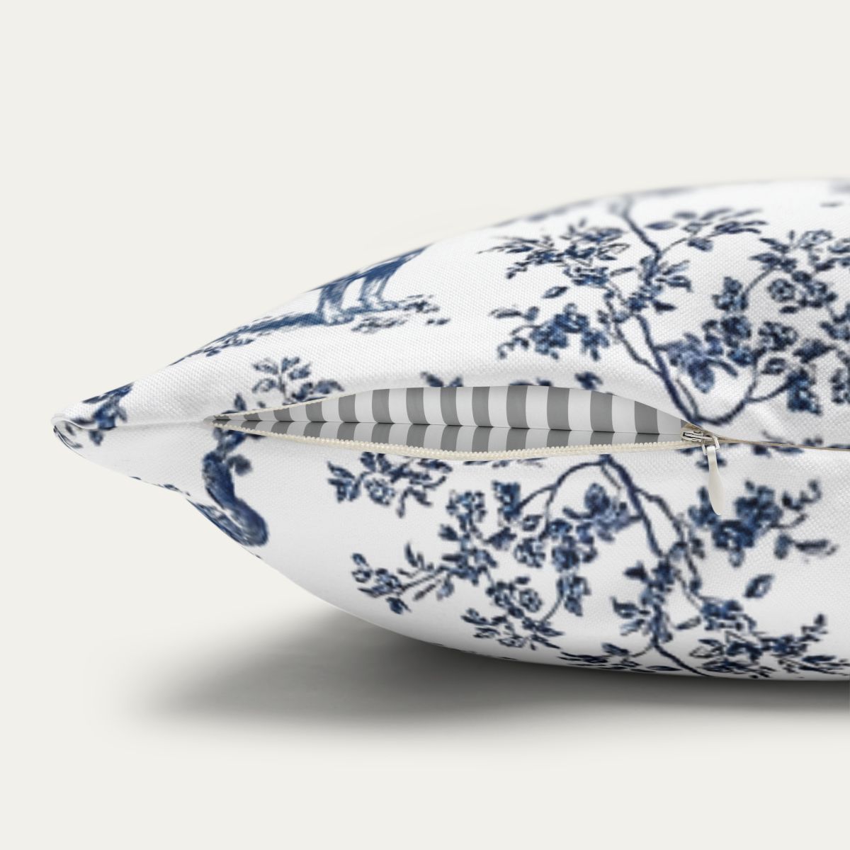 Rottweiler Blue French Toile Pillow