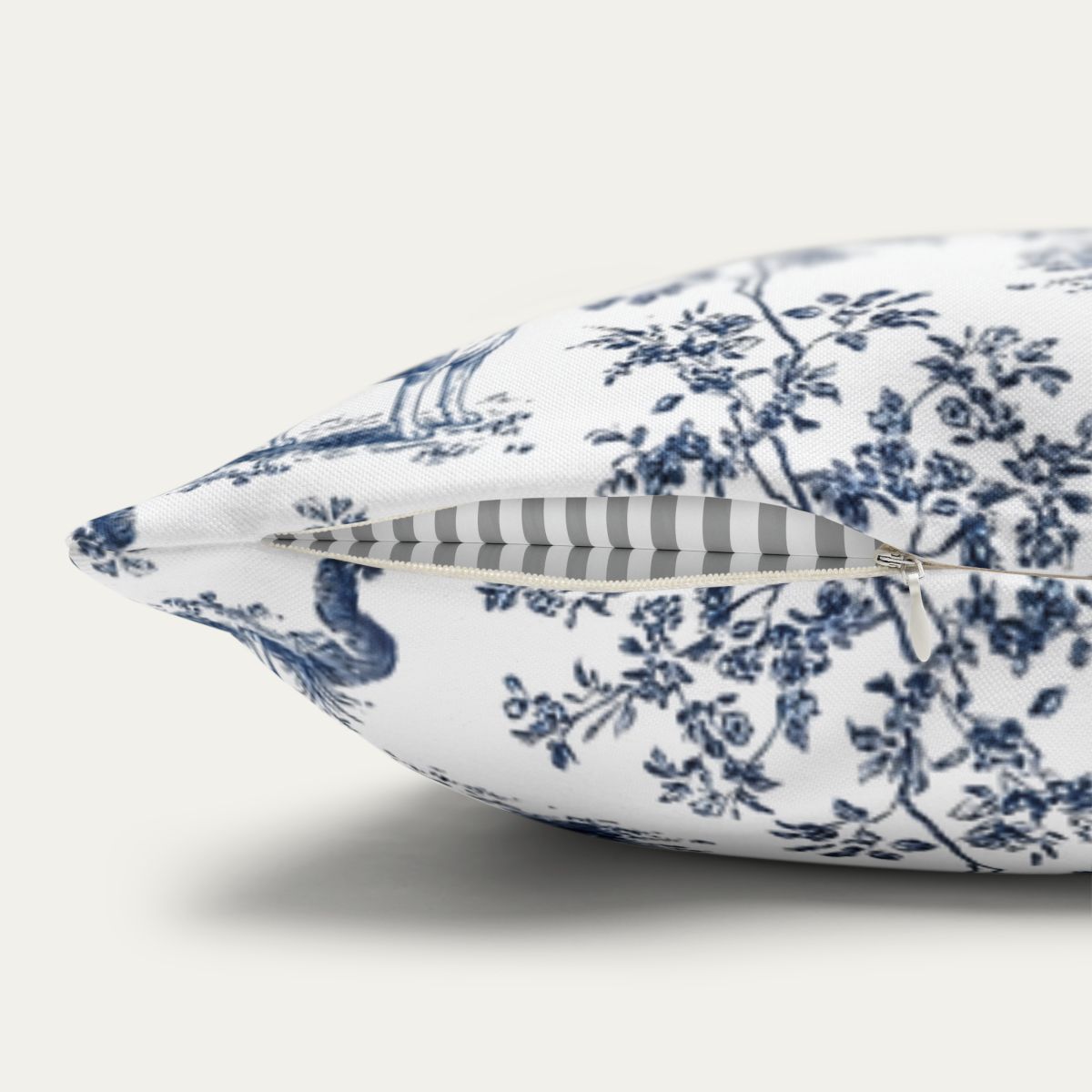 Basenji Blue French Toile Pillow