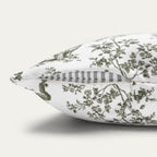 Havanese Sage Green French Toile Pillow