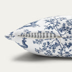 Scottish Fold Blue French Toile Pillow