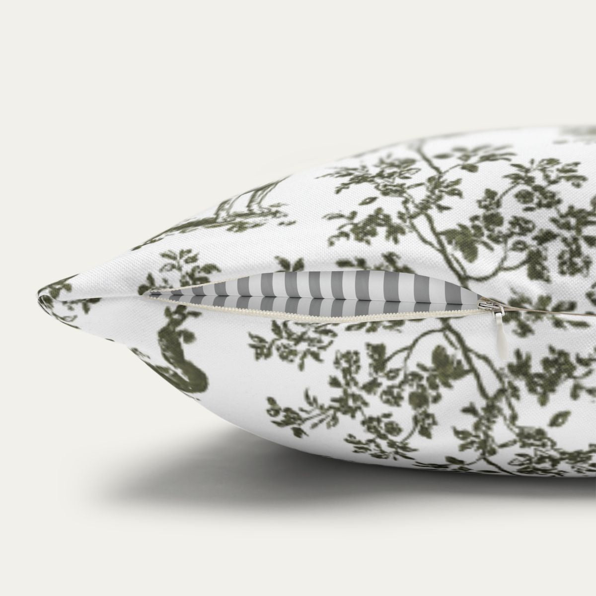 Pitbull Sage Green French Toile Pillow