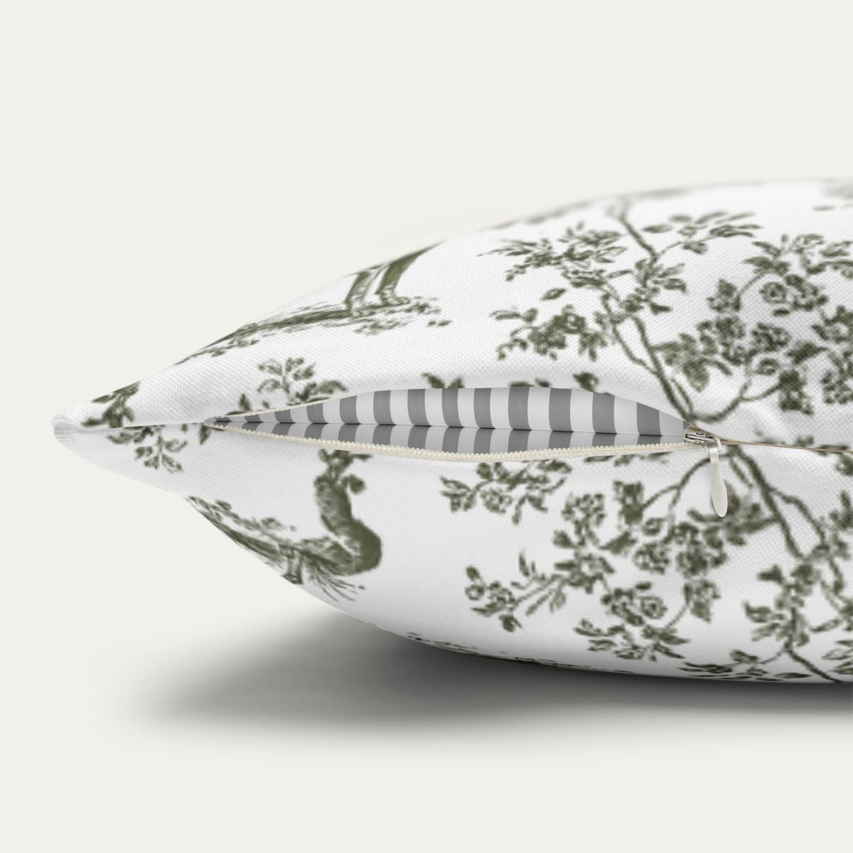 Weimaraner Sage Green French Toile Pillow