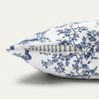 Chihuahua Shorthaired Blue French Toile Pillow