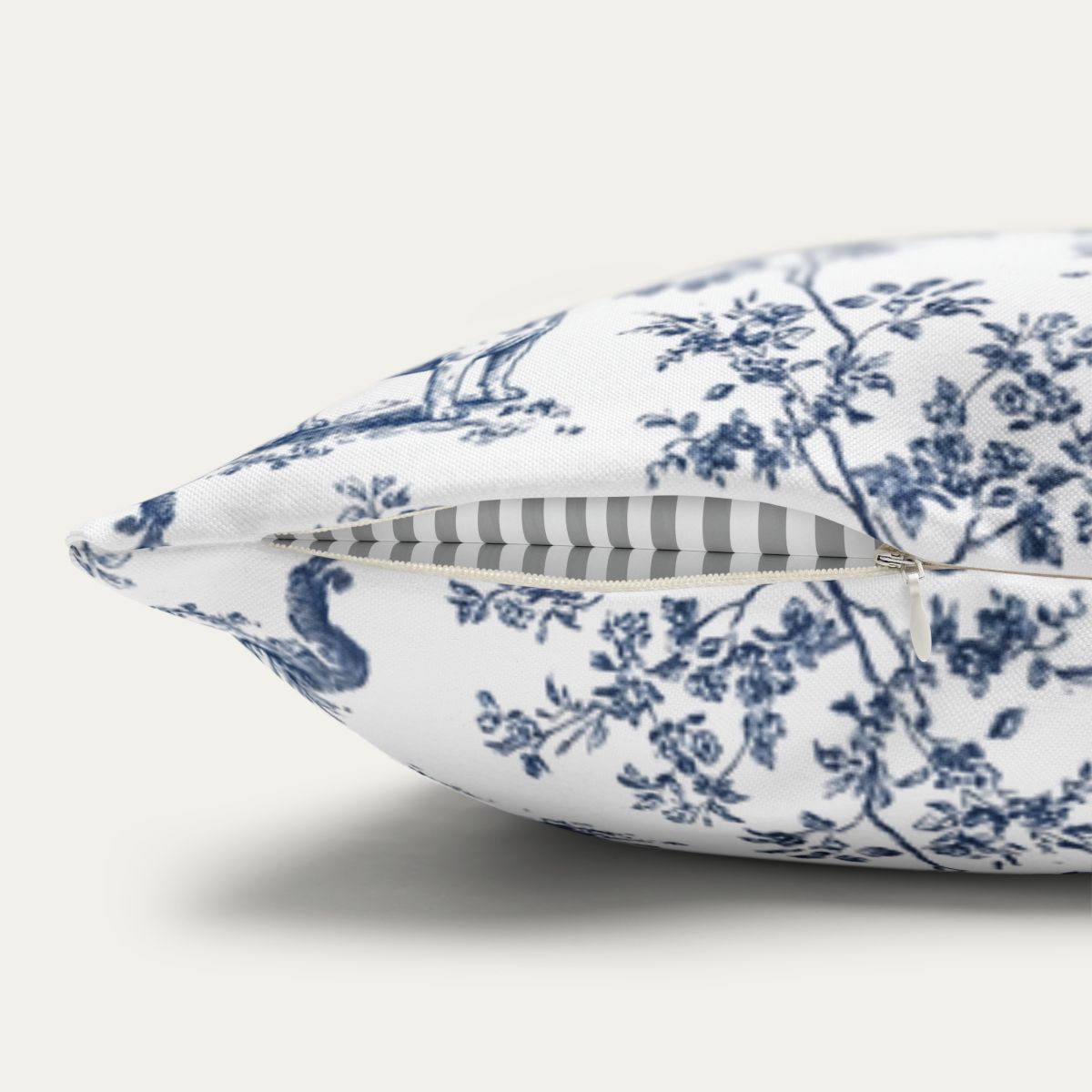 Jack Russell Blue French Toile Pillow