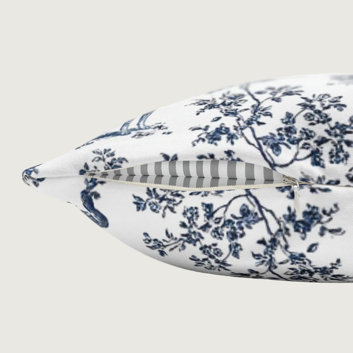 German Shorthaired Pointer Blue French Toile Pillow