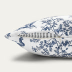 Cocker Spaniel Blue French Toile Pillow