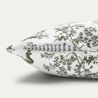 Basenji Sage Green French Toile Pillow