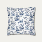 Labrador Retriever Blue French Toile Pillow