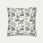 Newfoundland Sage Green French Toile Pillow