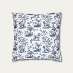 Wheaten Terrier Blue French Toile Pillow