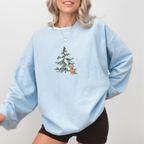 Custom Christmas Tree Dog Sweatshirt, general mockup example 5